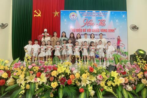 HỘI THI BÉ VỚI CHIẾC VÒNG XINH CẤP HUYỆN